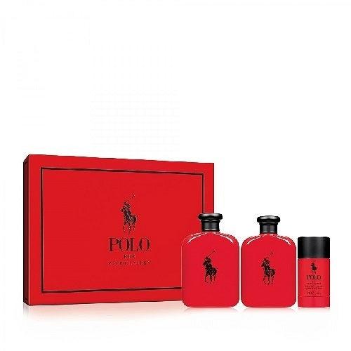 Ralph Lauren Polo Red EDT 125ml Gift Set For Men - Thescentsstore